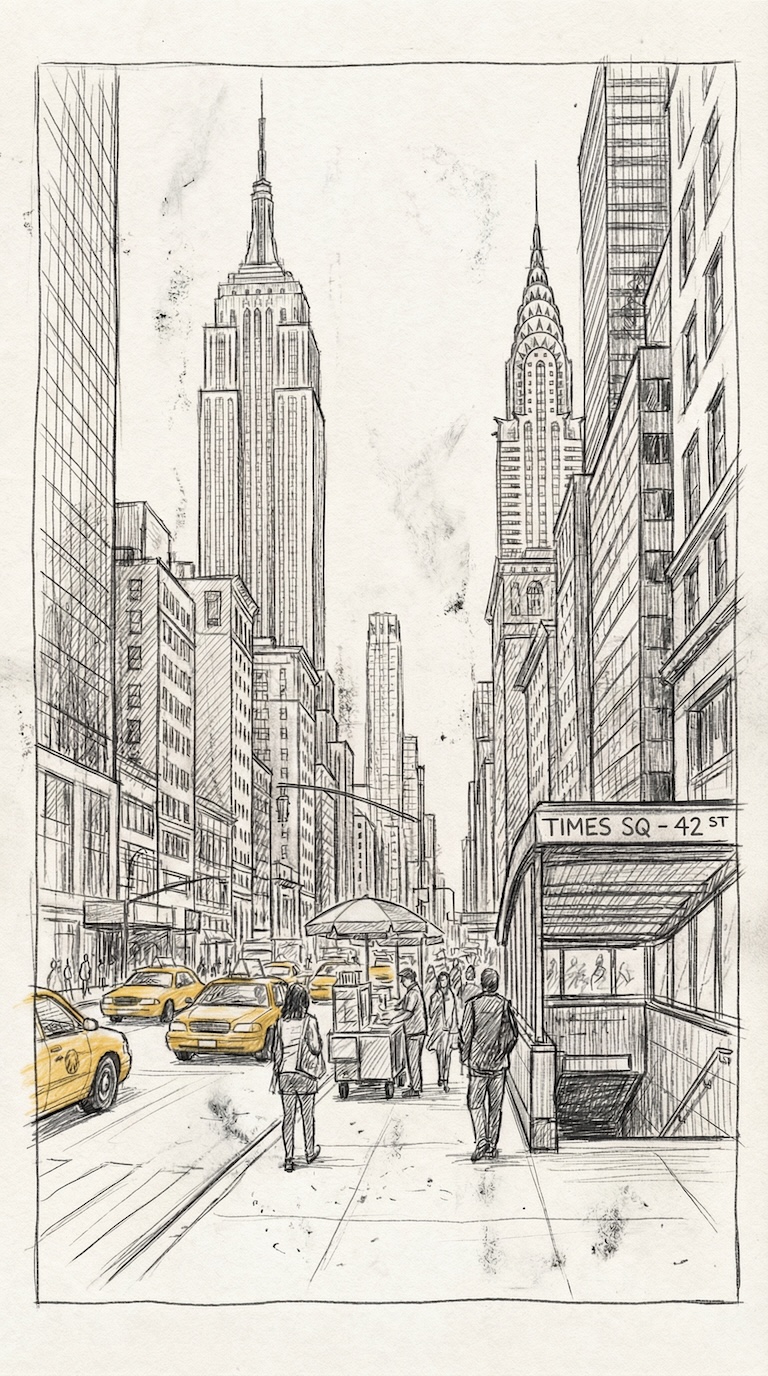 Sketch style preview